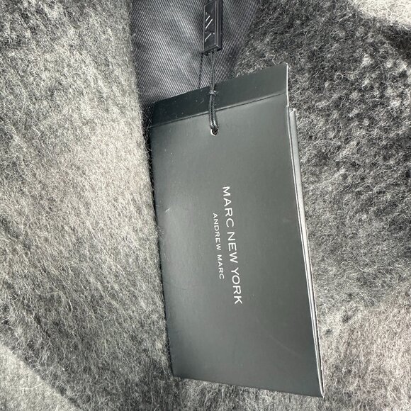 NWT Marc New York Oversized Jacket Emma Brushed Wool Blend Plaid Coat Size 10 - Picture 7 of 16